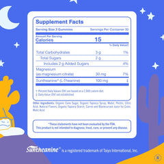 FIRST DAY magnesium gummies designed for ages 4+ promote relaxed mood