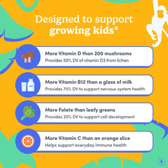 Close-up of vibrant gummies illustrating kid-friendly nutrition and taste