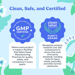 First Day Toddler Multivitamin Gummies ingredients panel highlights 21 organic superfoods