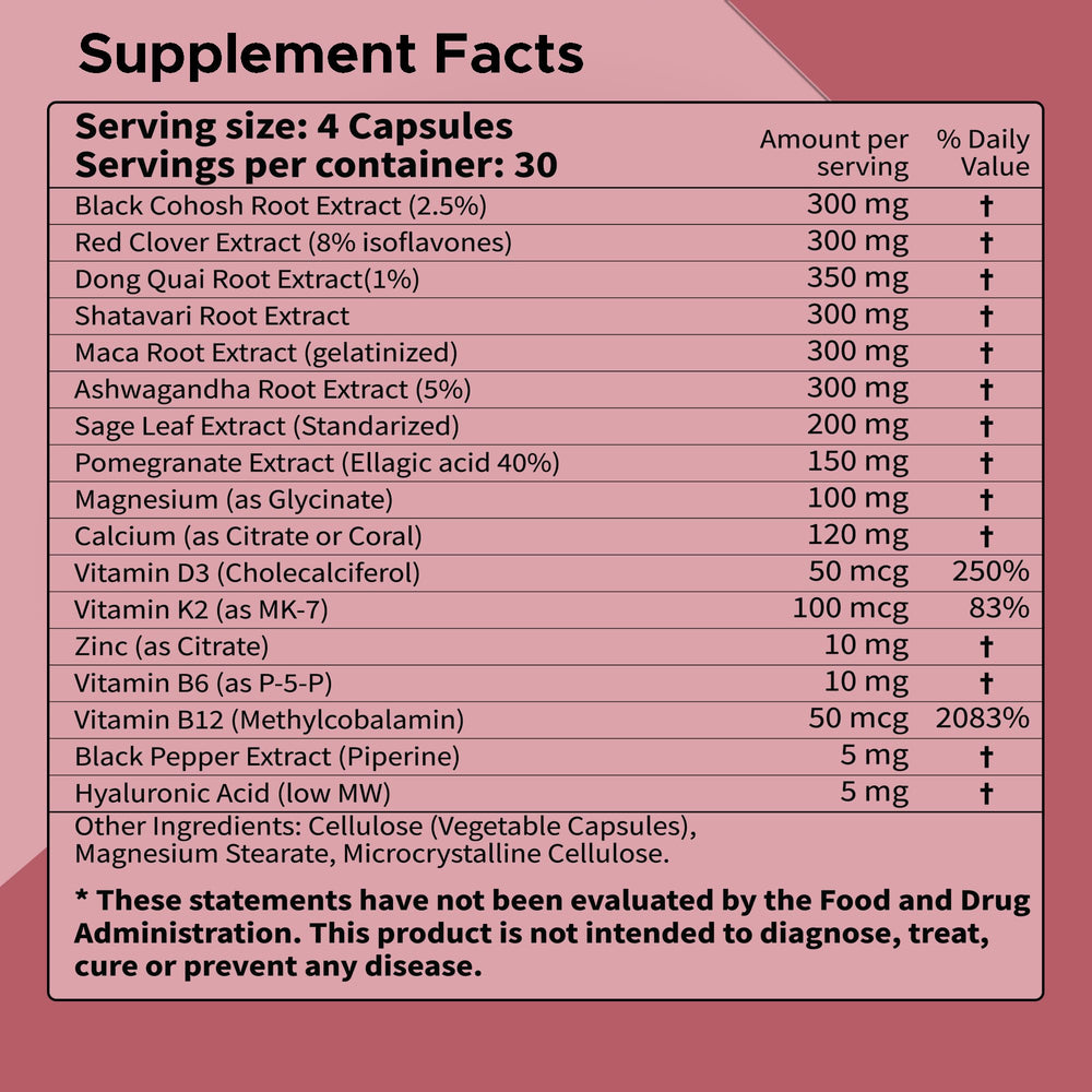 FIRSTORGANIC Daily Menopause bottle top showing easy daily use