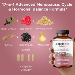 FIRSTORGANIC Daily Menopause herbal blend visual for botanical wellness cues