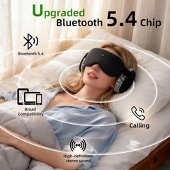 Fismool sleep mask with built-in speakers delivers wireless audio on the go