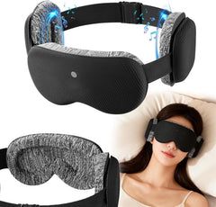 Fismool 3D Bluetooth Sleep Mask eye cups darken the room for deep rest
