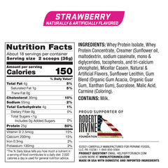 Fit Crunch strawberry protein shake in a bottle for quick post-workout recovery.