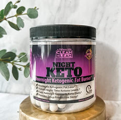 FIT FARM USA Clean+Lean Night Keto capsules for nightly keto support