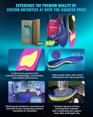 Fit Geno removable TPU arch support enables customizable fit