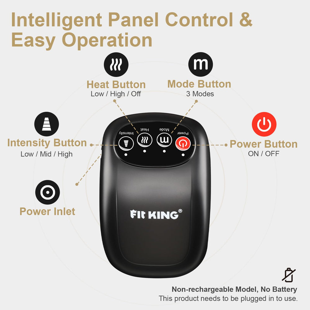 FIT KING adjustable-size strap ensures comfortable fit for different legs.