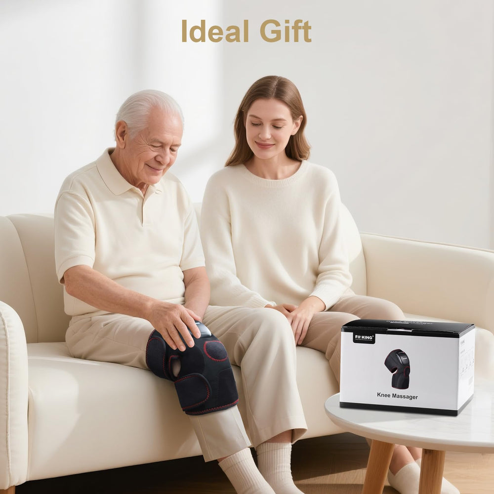 FIT KING knee massager gift-ready box highlights its suitability as a thoughtful gift.