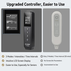 FIT KING leg massager zipper design enables effortless wear and removal.
