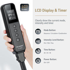 Fit King massager with zipper design for easy wear, especially for seniors.