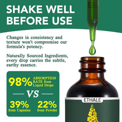 FITactic ETHALE Mullein Drops packaging box communicates trust and daily care.