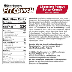 Fit Crunch peanut butter crunch bar, wrapped for convenient post-workout bite.