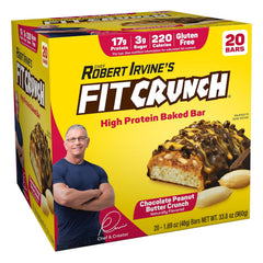Fit Crunch protein bars snack-size packaging for on-the-go fueling.