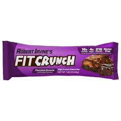 FITCRUNCH Snack Size Bars slice reveals rich interior and clean finish