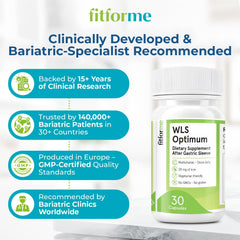 FitForMe WLS Optimum label emphasizing trusted manufacturing and quality