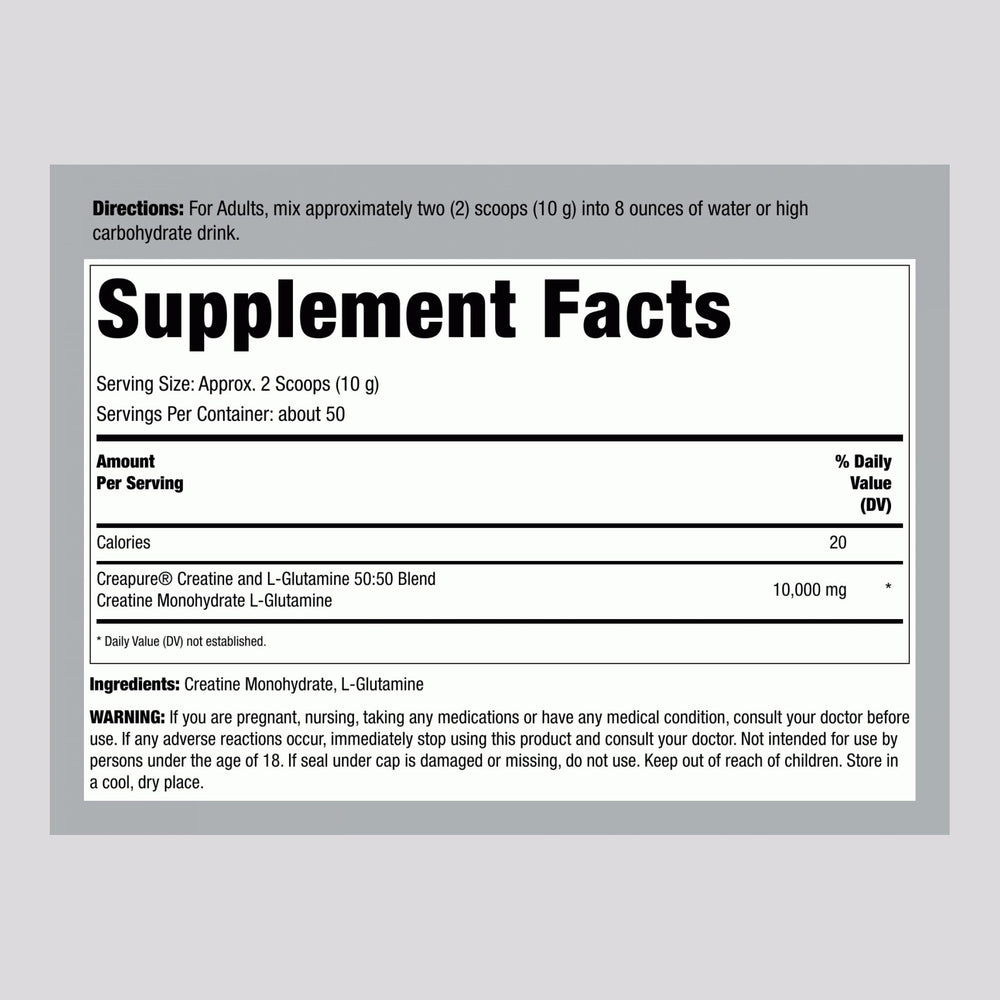 Fitness Labs creapure creatine powder scoop showcases premium formula for training