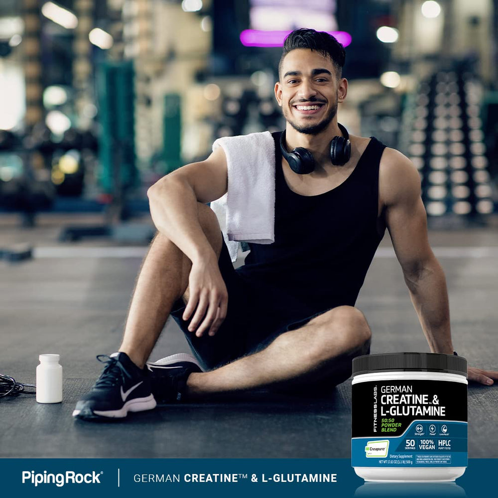 Fitness Labs pre-workout mixer glass for convenient training boosts
