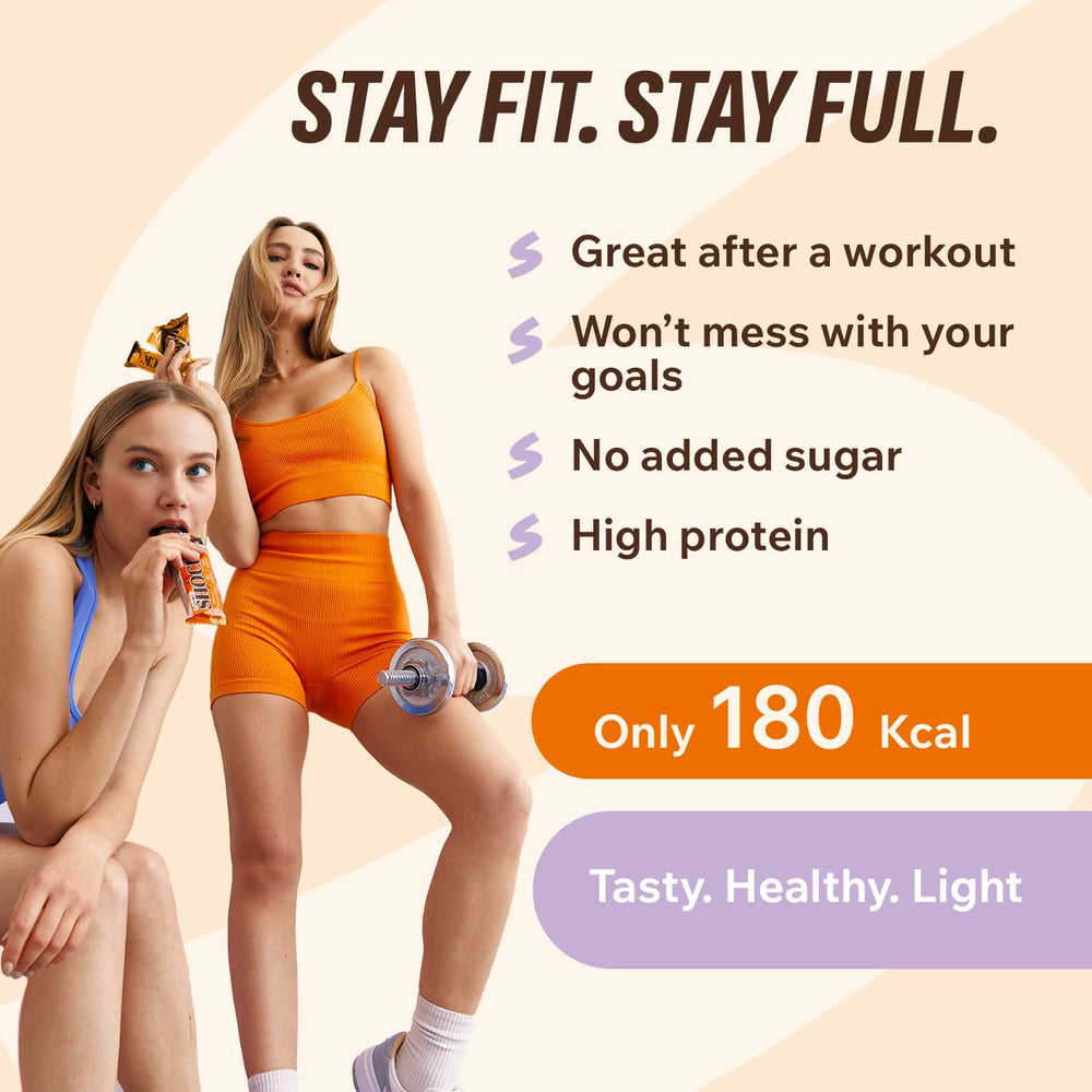 FitnesSHOCK 180 calories per bar makes a light option