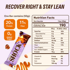 FitnesSHOCK on-the-go snack ready to grab from a bag or gym kit.