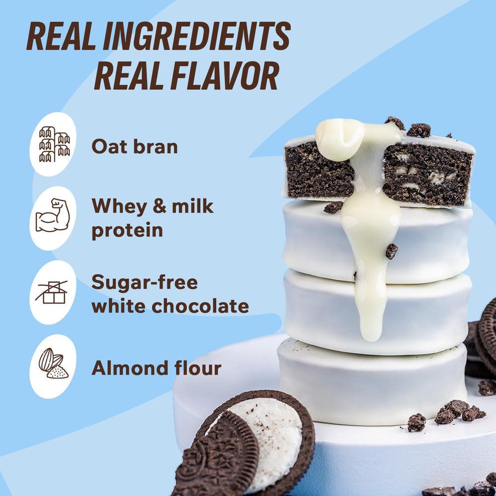 FitnesSHOCK soft-baked texture closeup invites a tender bite