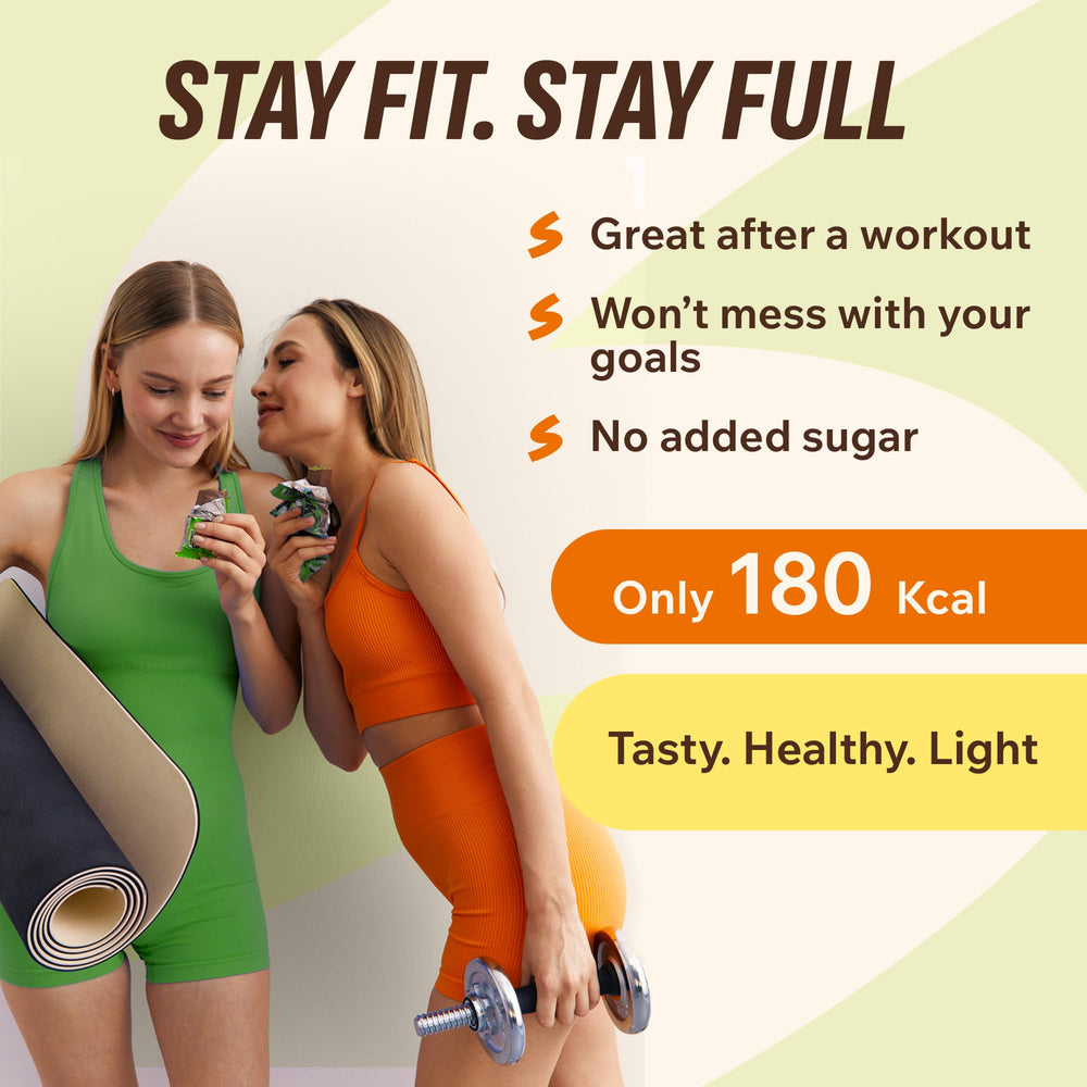 FitnesSHOCK bar in a gym bag, ready for an on-the-go protein boost.