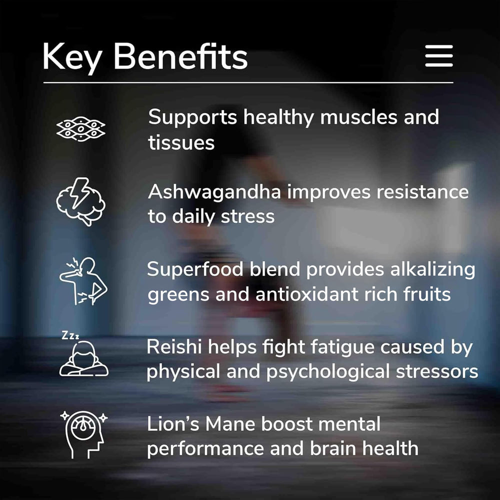fitppl mushroom blend with ashwagandha reishi and lions mane supports daily resilience