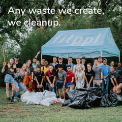 fitppl plastic-cleanup initiative logo shows social impact