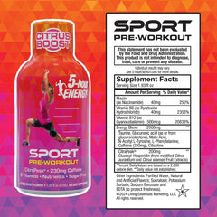 Five-hour ENERGY pour demonstrates quick energy before training
