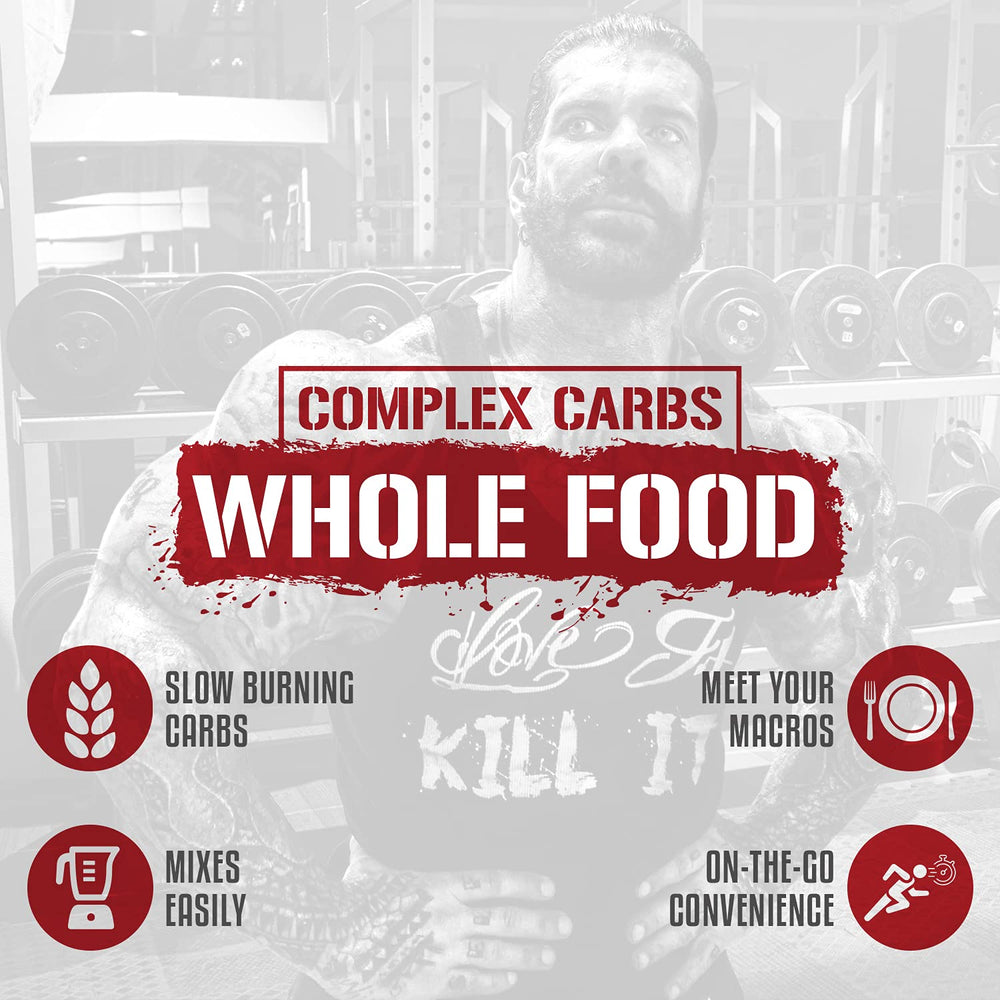 5% Nutrition Real Carbs ingredient panel showcases real-food sources and fiber