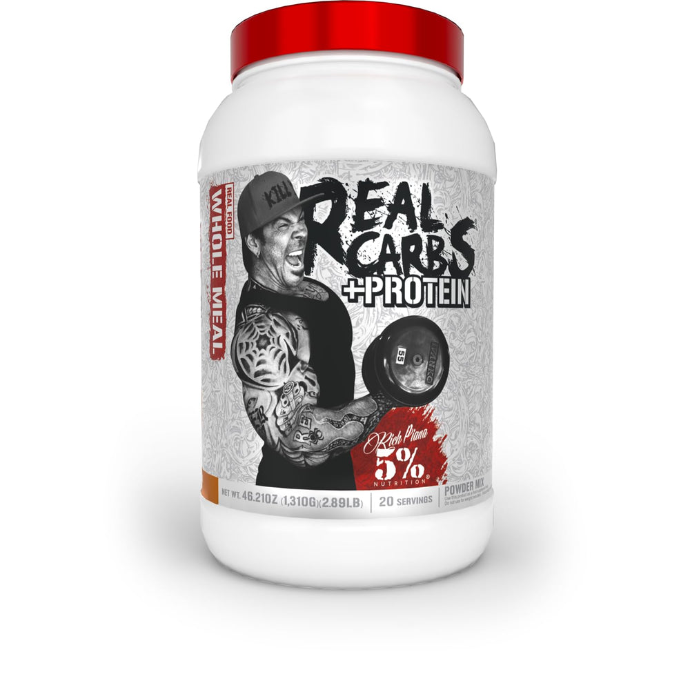 5% Nutrition Real Carbs + Protein banana-nut-bread flavor powder for meals