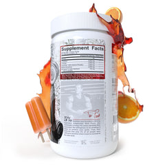 FullAF powder dispense demonstrates ready-to-mix pre-workout.