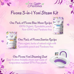 Sunrise Yoni Steam Herbs blend with calendula, lavender, and rose petals.