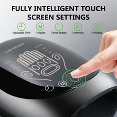 F FIWENE massager with five-finger compression targets each finger