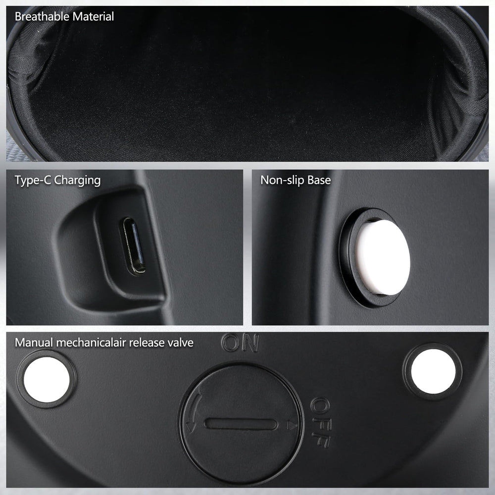 F FIWENE cordless rechargeable massager for multiple sessions