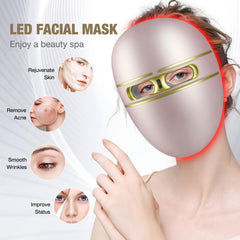 F FIWENE red light therapy on the face to improve texture