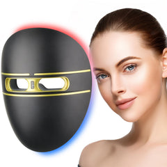 F FIWENE Pro-Grade LED mask, front view for at-home anti-aging sessions.