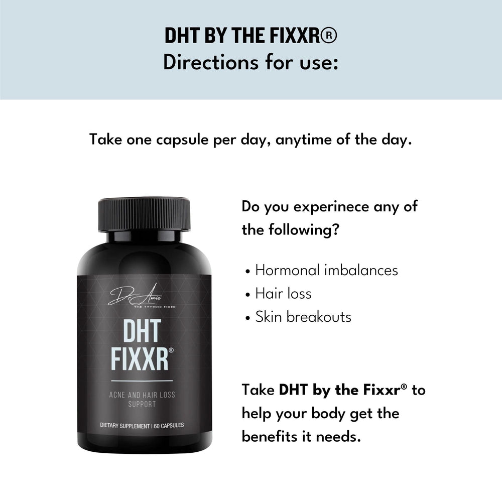 Fixxr DHT Support packaging design emphasizes USA-made clean formula and quality.