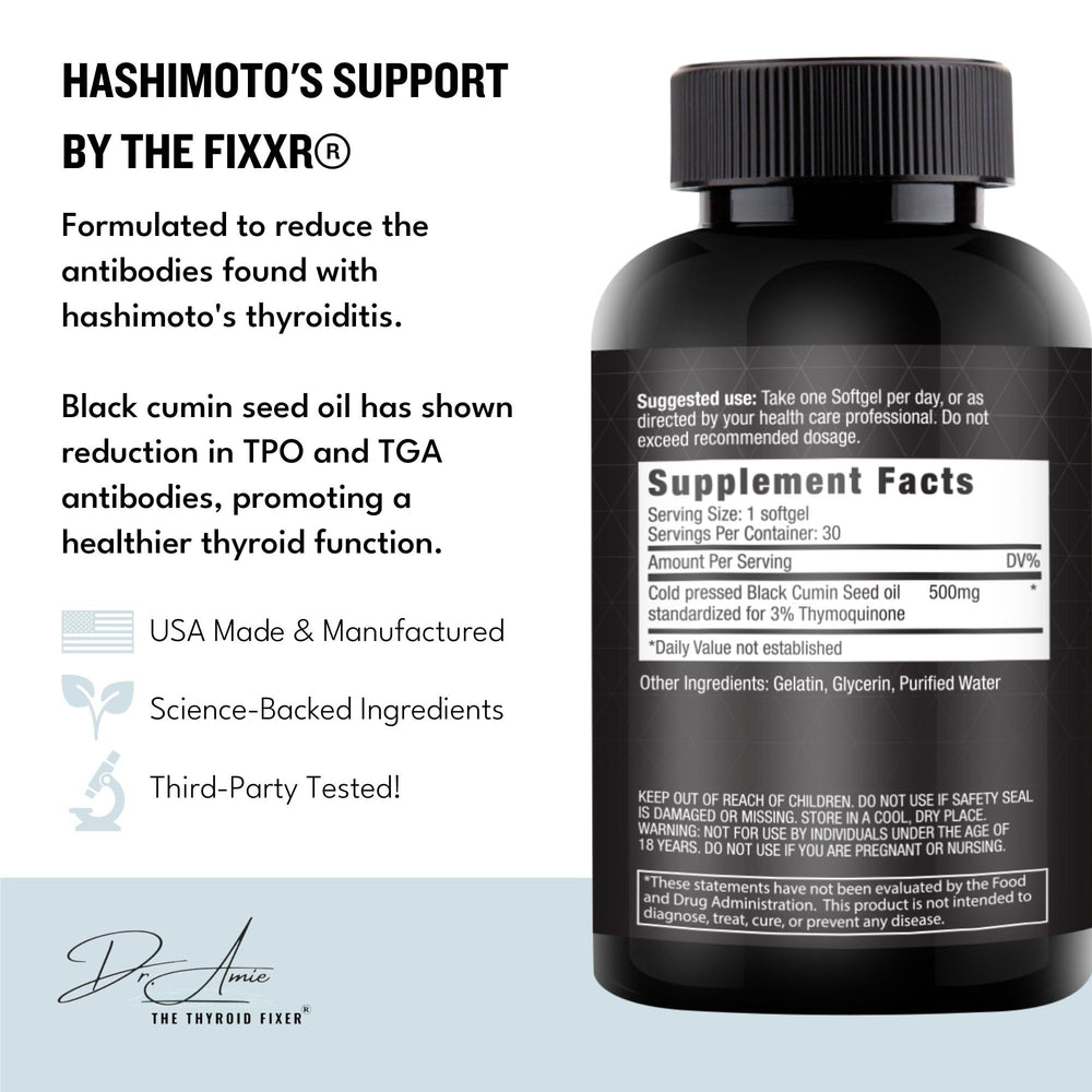 Fixxr hashimotos-support-bottle-front displays the supplement bottle for easy daily use.