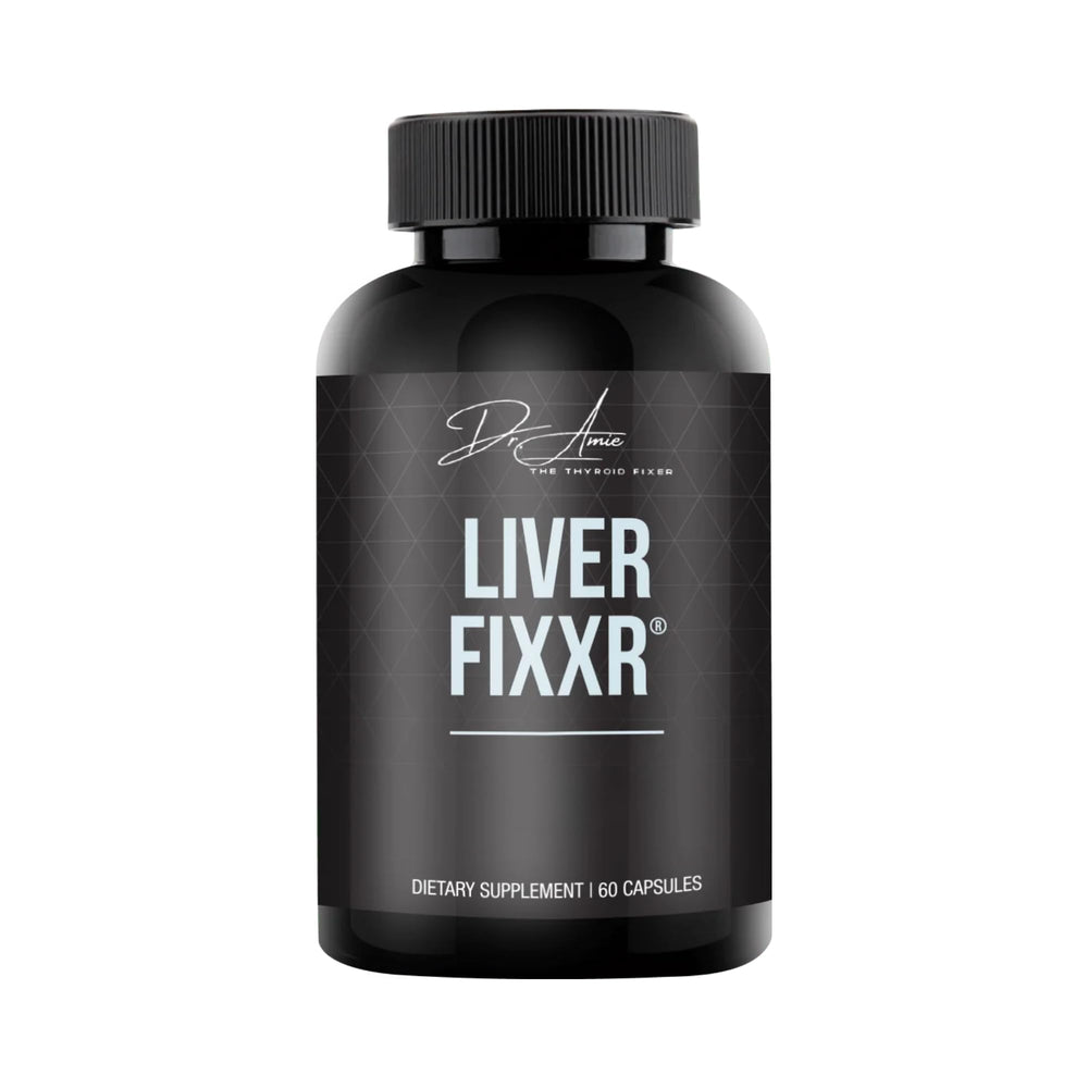 Fixxr Liver bottle front highlights a clean design and suggests liver health support.