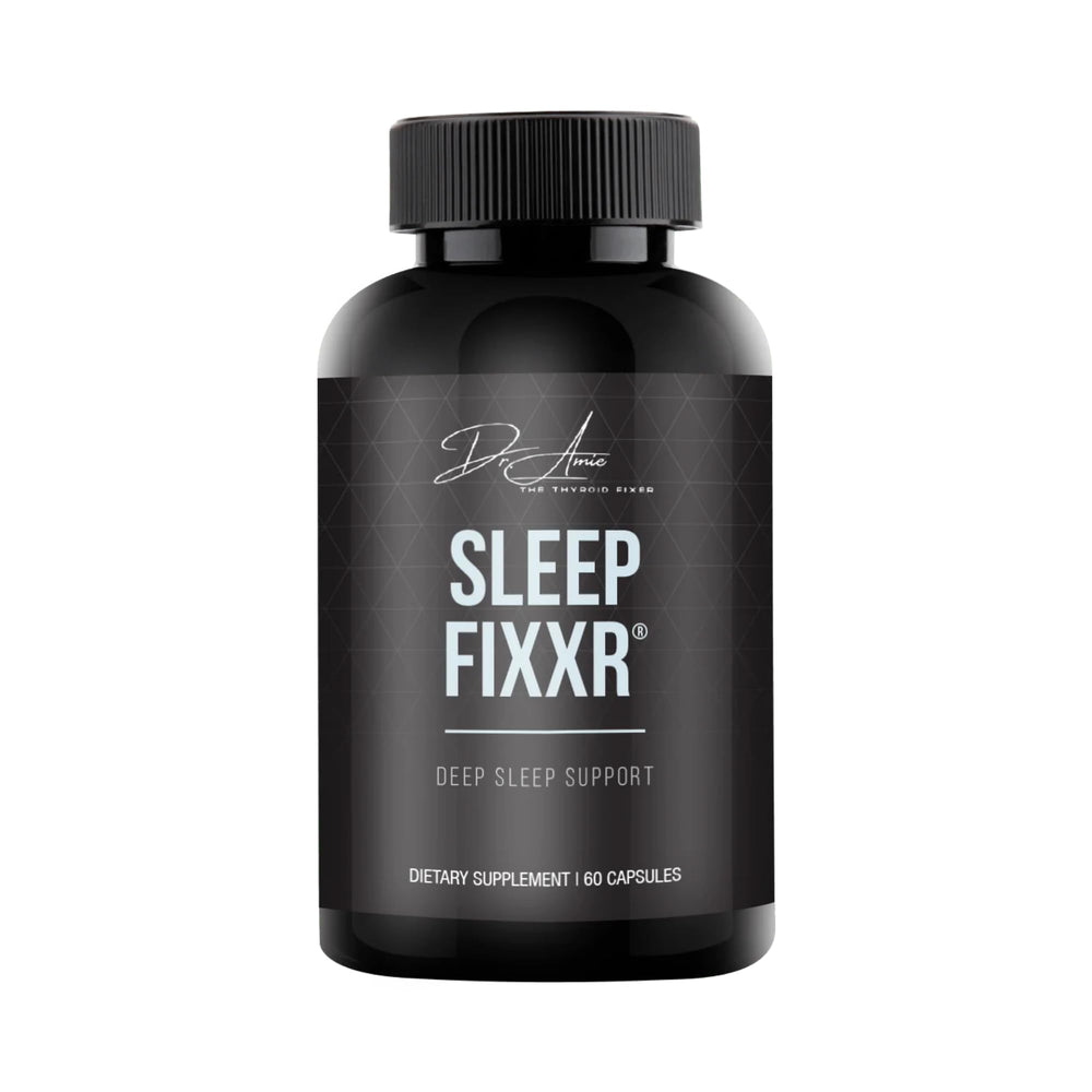 Fixxr Sleep Support melatonin bottle for a calming nightly routine.