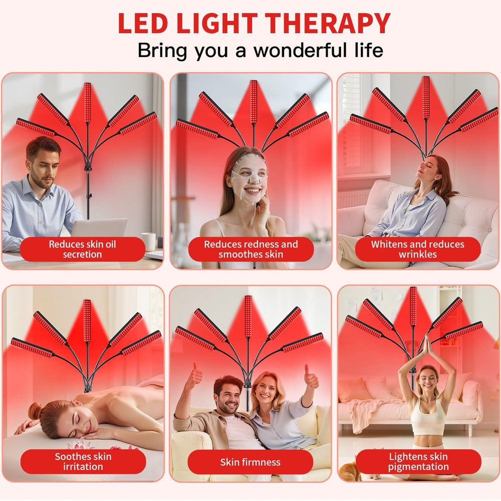 FlaoAito dual-wavelength LED array with 660nm red and 850nm infrared light.