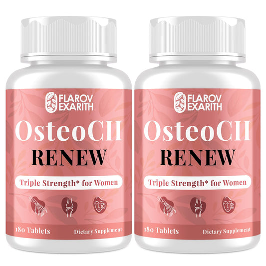 Flarovexarith OsteoCII Renew bottle for daily joint comfort and mobility.