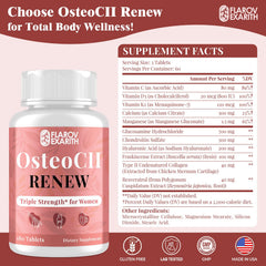 Flarovexarith OsteoCII Renew packaging placed in a morning routine.