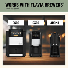 Brewing Jasmine green tea in a Flavia cup for a refreshing aroma.