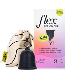 FLEX Flex Cup Starter Kit full-fit with reusable cup for all-day comfort