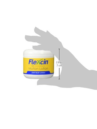 User applying Flexcin Motion Lotion after sport to stay active.