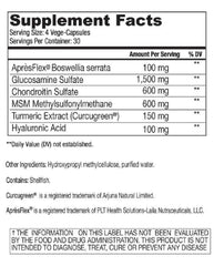 Flexicil capsules pouring shot suggesting convenient daily dosing and joint support.