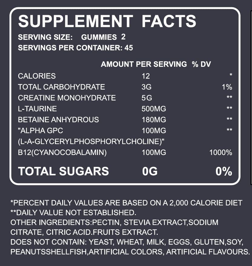 FlexPrime Creatine Gummies packaging highlights for gym bags and travel workouts.