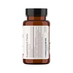 FloraCap capsules close-up highlighting 11-strain blend for balance support.
