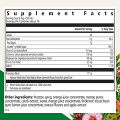 Pouring Floradix Calcium Magnesium liquid for easy daily mineral intake